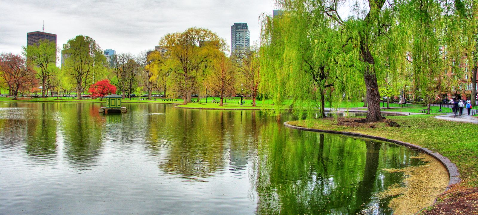 Boston Public Gardens near The Colonnade Hotel in Boston, Massachusetts 