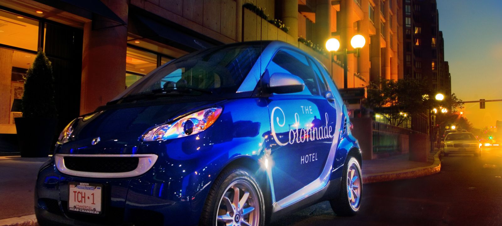 The Colonnade Hotel smart car